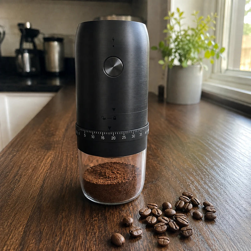 GrinderCoffe Molino especial,  para café especial. Usala en cualquier lugar.